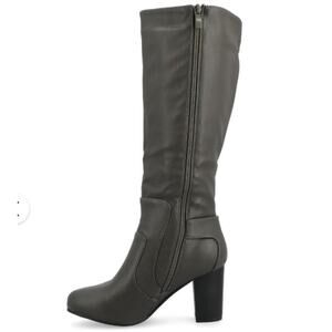 NEW Journee Carver Stacked Heel‎ Knee High Boots Size 9